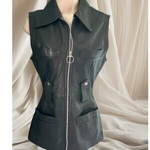 Renegade 14th Addiction Japanese Brand Leather Vest Vintage ‘90 Soft Leather XS